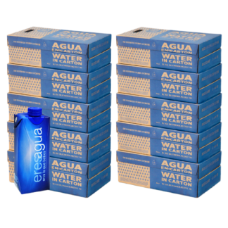 10 cajas de agua Eresagua con 180 botellas de 0,5 L